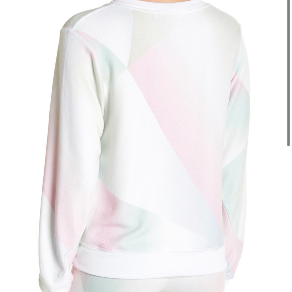 Wild fox kaleidoscope baggie beach V-neck tyedye S - Picture 2 of 6